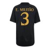 Virallinen Fanipaita + Shortsit Real Madrid E. Militao 3 Kolmas Pelipaita 2023-24 - Lasten
